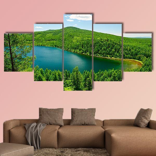 The Camel Ride Sky Pond In China – Nature Canvas Wall Art