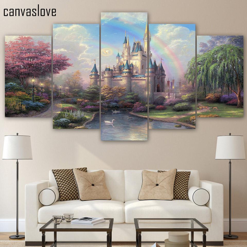 The Castle Of Cinderellas – Nature Canvas Wall Art