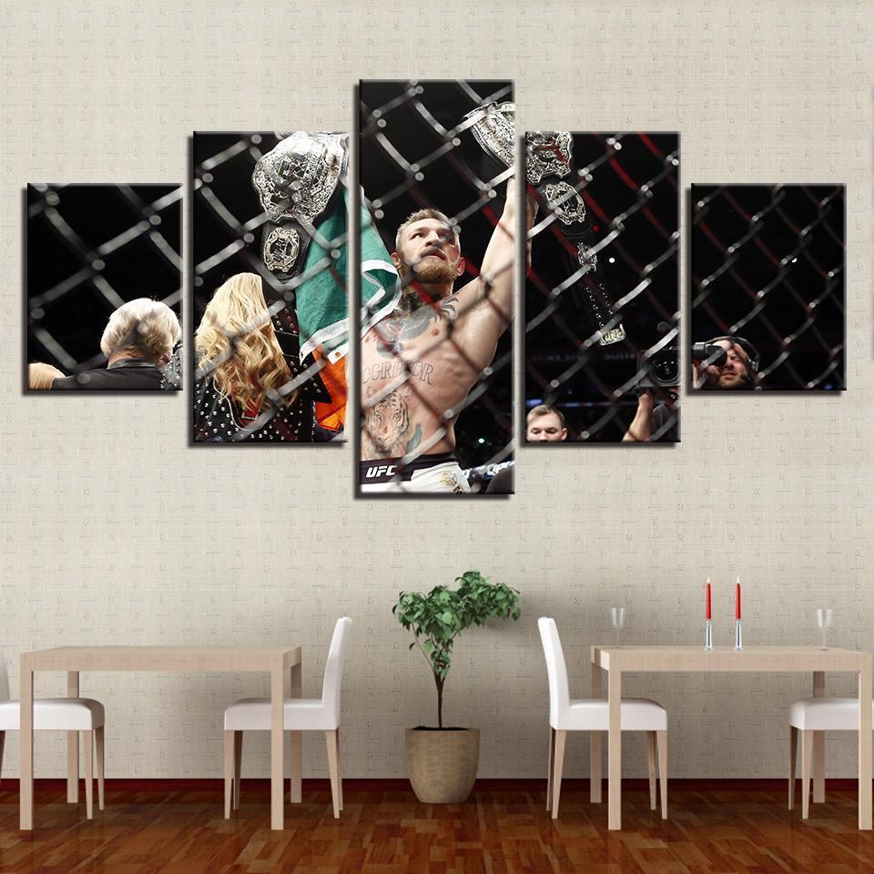 The Champion Conor Mcgregor Celebrity – Canvas Wall Art