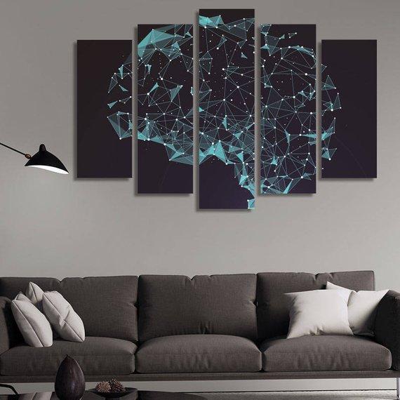 The Connections – Abstract Canvas Wall Art