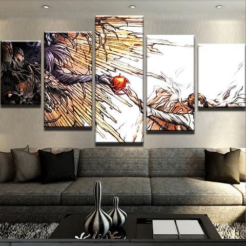 The Creation Of Ryuk – Abstract Canvas Wall Art
