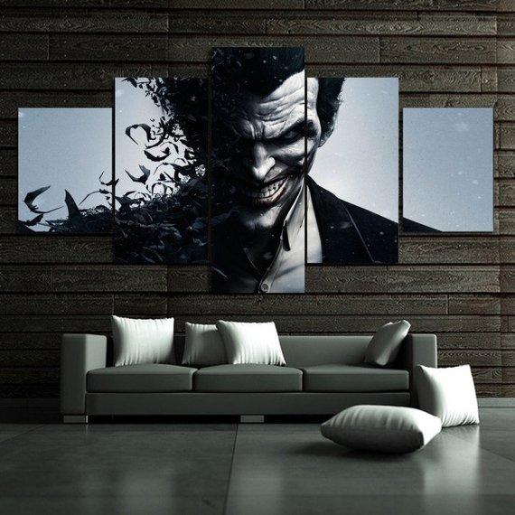 The Dark Knight Joker – Movie Canvas Wall Art