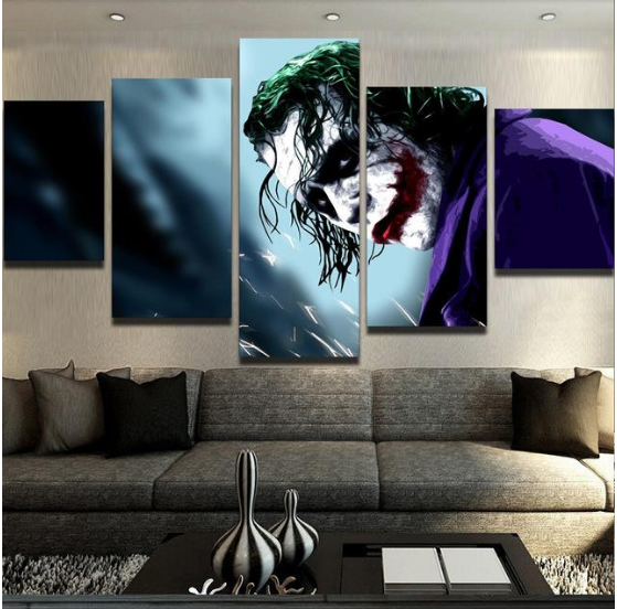 The Dark Knight Joker Movie – Dc Canvas Wall Art