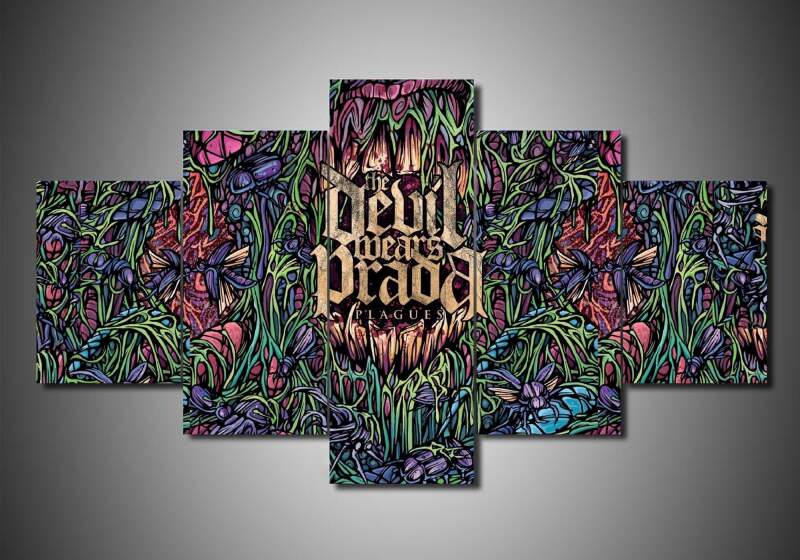 The Devil Wears Prada – Abstract Music Canvas Wall Art