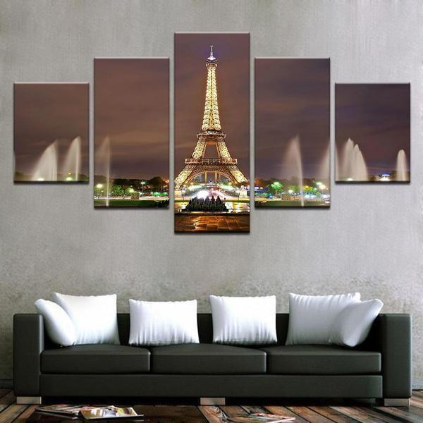 The Eiffel Tower In Paris France – Nature Canvas Wall Art