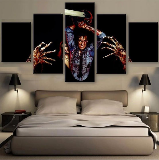 The Evil Dead Character – Movie Canvas Wall Art