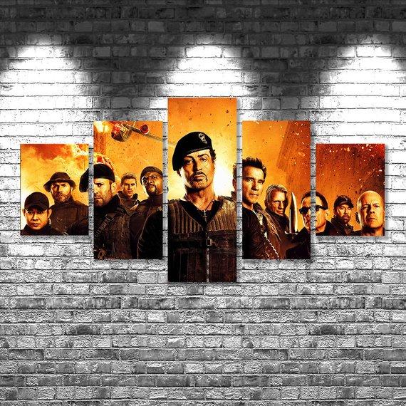 The Expendables 2 – Movie Canvas Wall Art