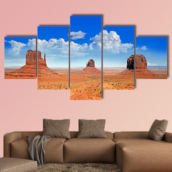The Famous Buttes Of Monument Valley – Nature Canvas Wall Art