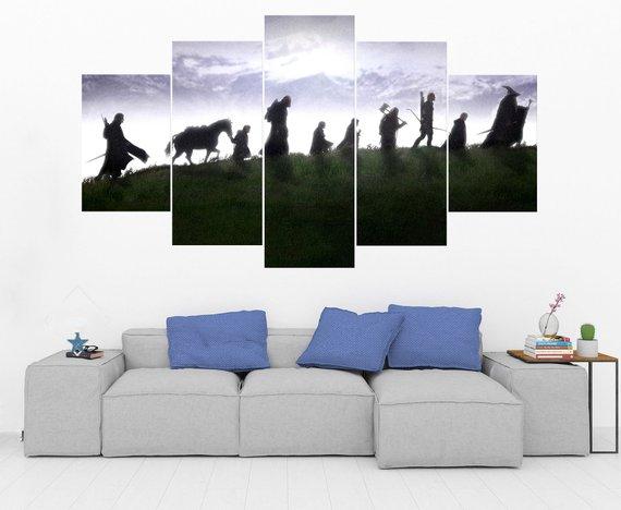 The Fellowship Lord Of The Rings 3 – Movie Canvas Wall Art