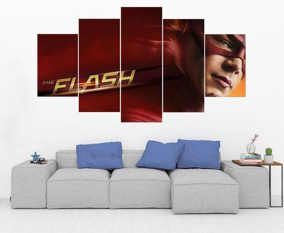 The Flash 10 – Dc Canvas Wall Art