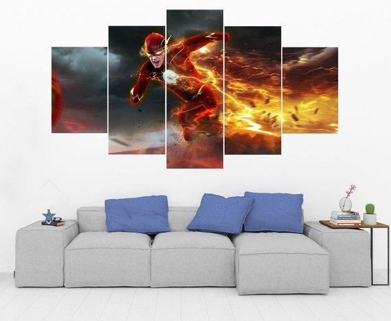 The Flash 8 – Dc Canvas Wall Art