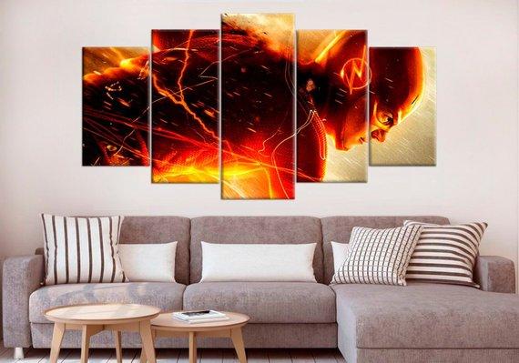 The Flash Large – Dc Canvas Wall Art