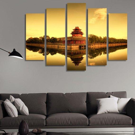 The Forbidden City In Beijing – Nature Canvas Wall Art