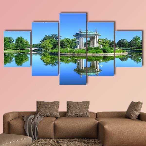 The Forest Park Bandstand In St. Louis Missouri – Nature Canvas Wall Art