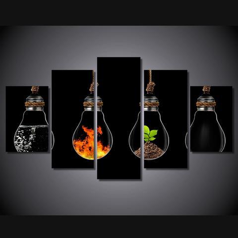 The Four Elements – Abstract Canvas Wall Art
