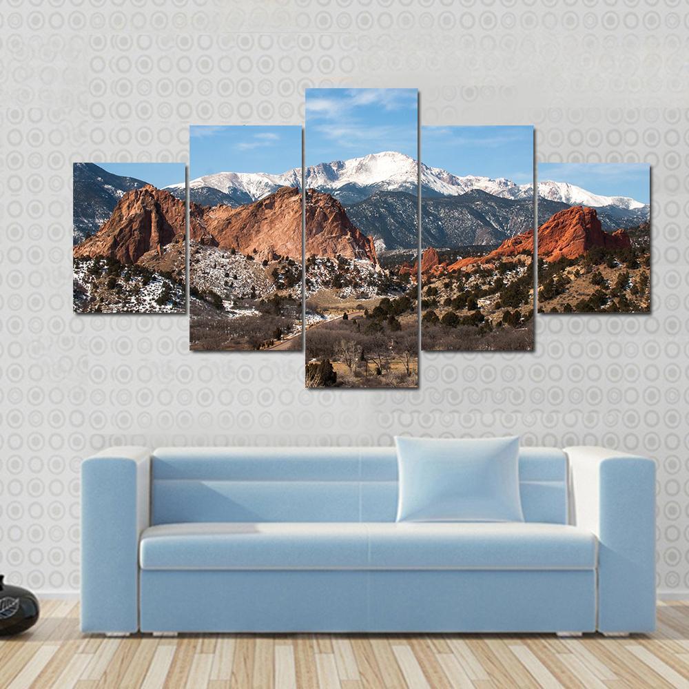 The Garden Of The Gods Park, Colorado Nature – Canvas Wall Art