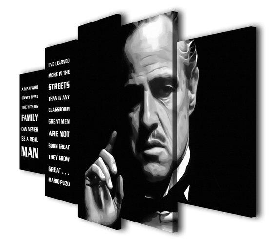 The Godfather – Abstract Canvas Wall Art