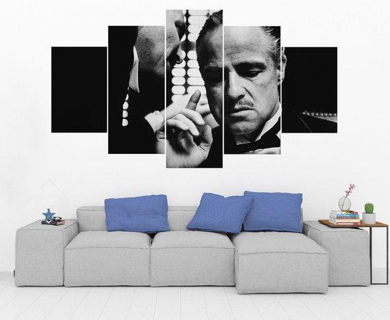 The Godfather Vito Corleone – Movie Canvas Wall Art