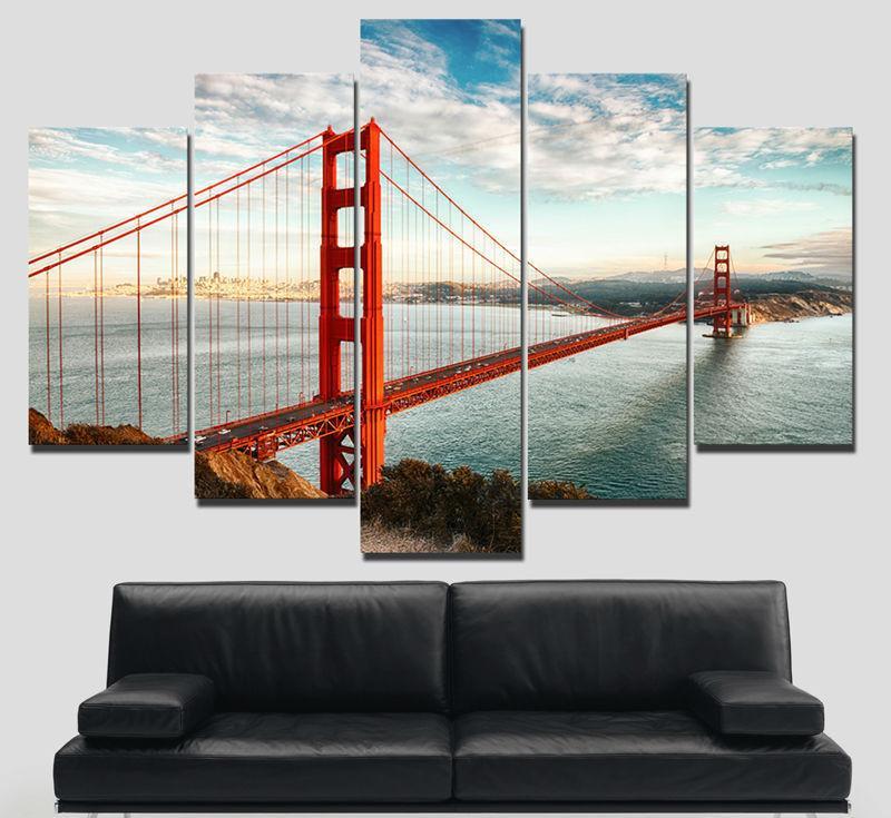 The Golden Gate Bridge – Nature Canvas Wall Art