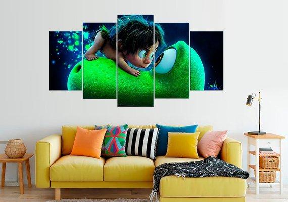 The Good Dinosaur – Cartoon Canvas Wall Art