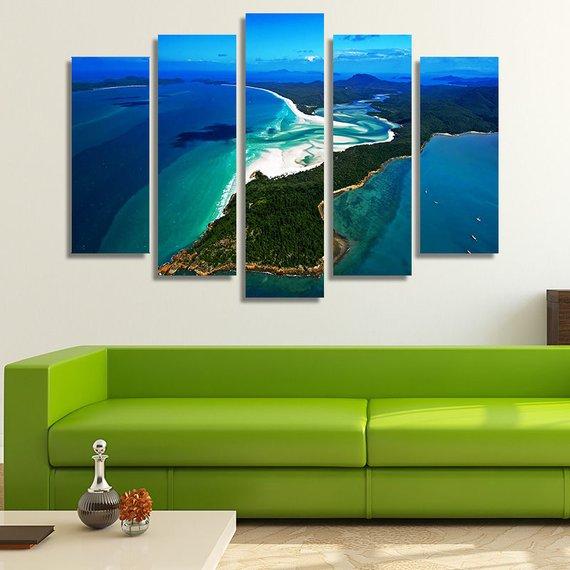 The Great Barrier Reef Australia – Nature Canvas Wall Art