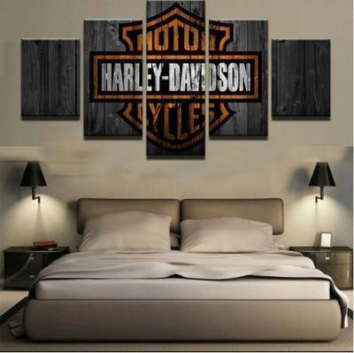 The Great Harley – Davidson Car &Amp; Motor – Canvas Wall Art
