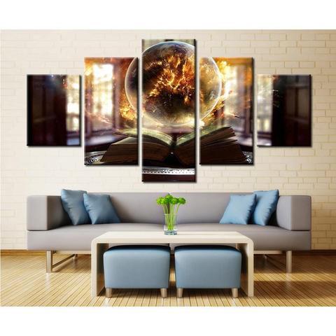 The Grimoire – Abstract Canvas Wall Art