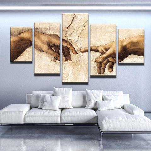 The Hands – Abstract Canvas Wall Art