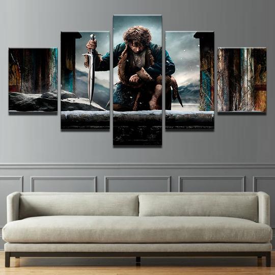 The Hobbit Bilbo Baggins – Movie Canvas Wall Art