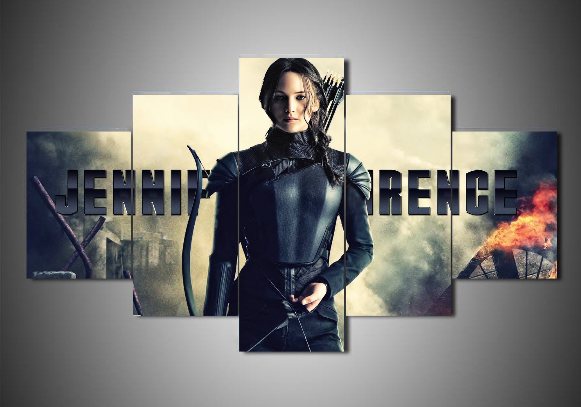 The Hunger Game – Jennifer Lawrence 2 – Movie Canvas Wall Art