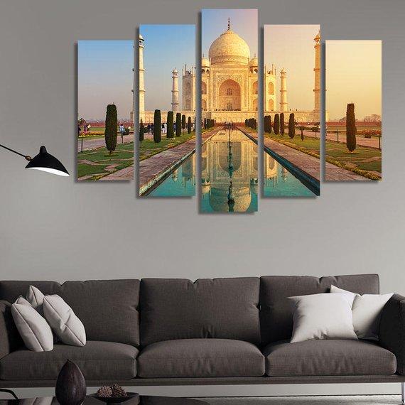 The Indian City Of Agra – Nature Canvas Wall Art