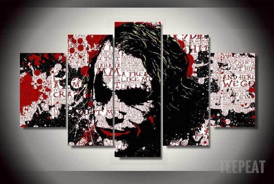 The Joker “In His Head” Dc Canvas Wall Art