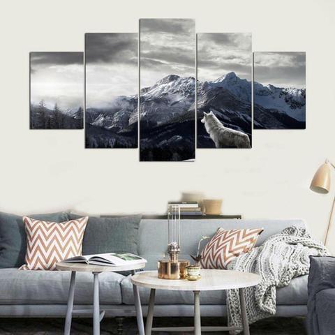 The King Of The Mountain – Animal Canvas Wall Art