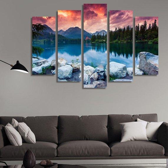 The Lake Is Quiet – Nature Canvas Wall Art
