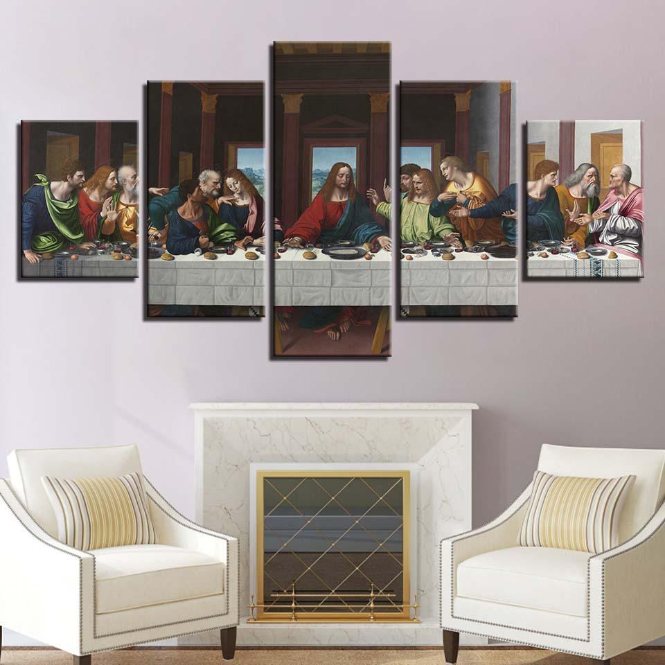 The Last Supper – Christianity Canvas Wall Art