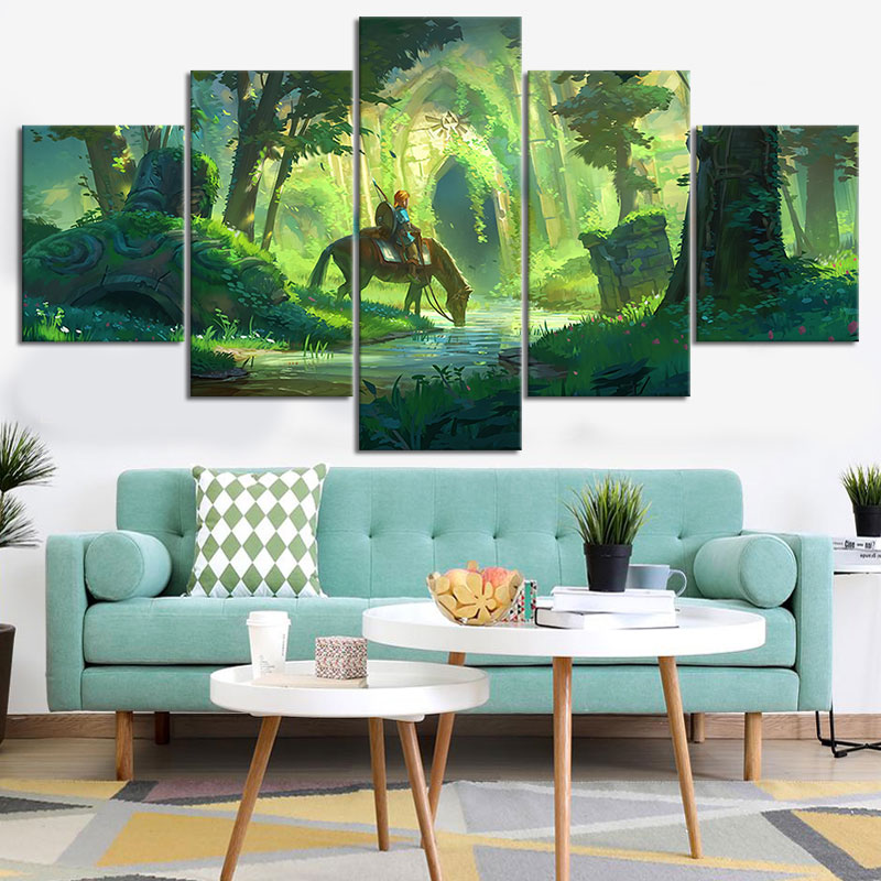 The Legend Of Zelda Nintendo Gaming – Canvas Wall Art