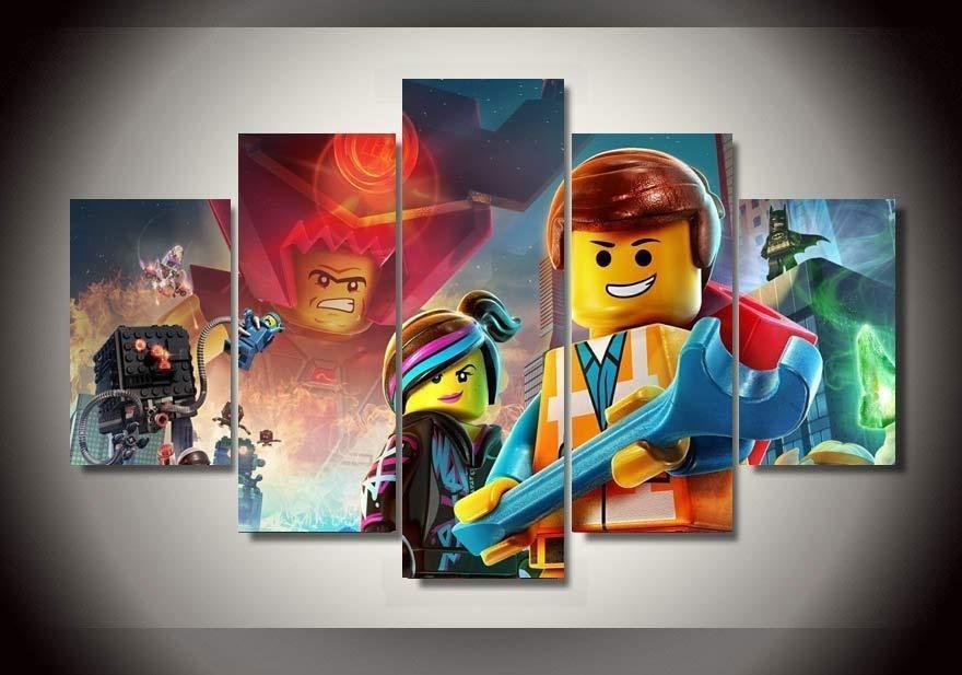 The Lego Movie Characters 2 Cartoon – Canvas Wall Art