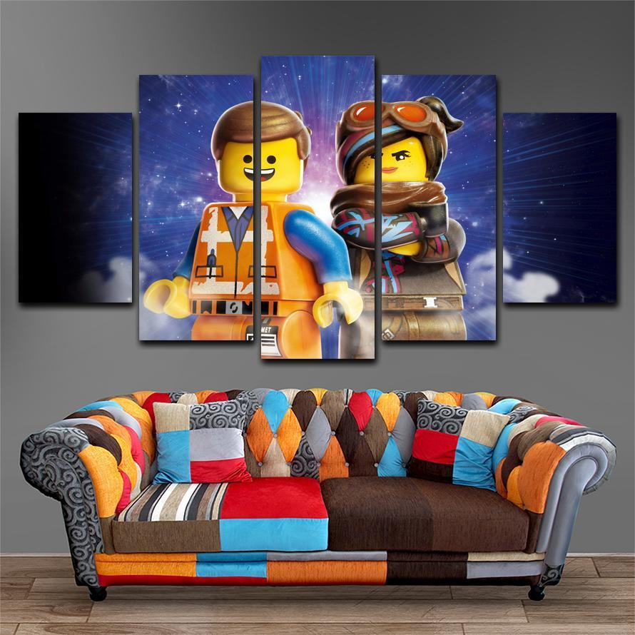 The Lego Movie Characters Cartoon – Canvas Wall Art