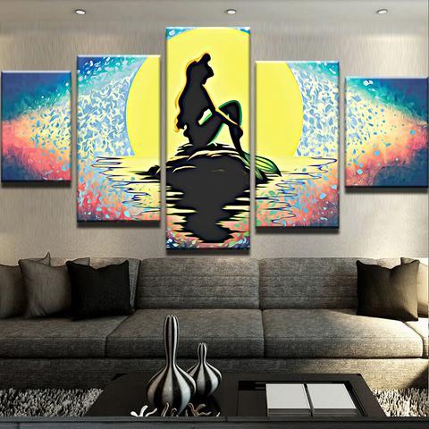 The Little Mermaid – Cartoon Canvas Wall Art