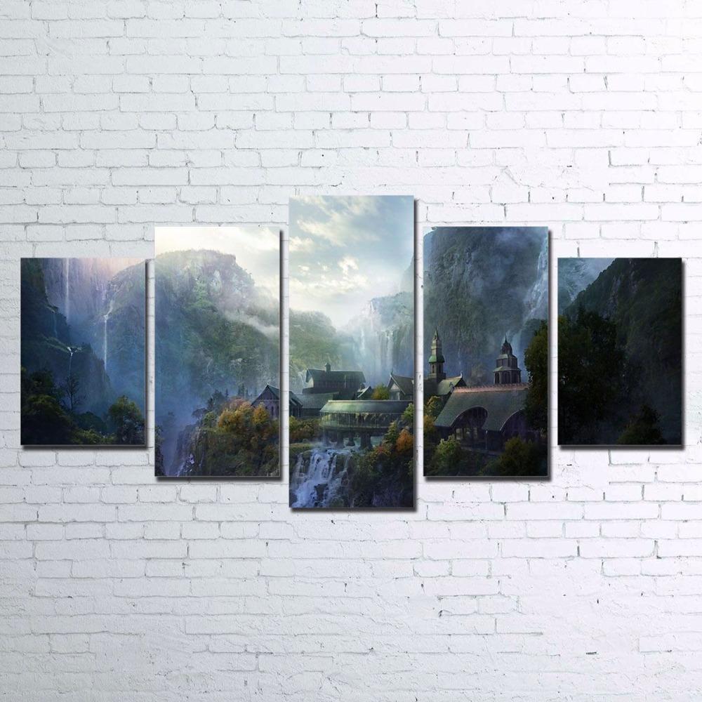 The Lord Of The Rings Castle – Movie Canvas Wall Art