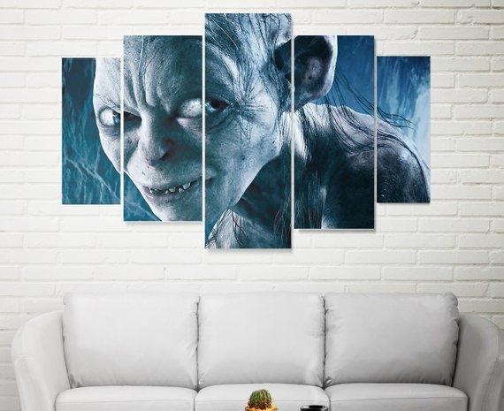 The Lord Of The Rings The Return Of The King, Gollum Cover – Movie Canvas Wall Art