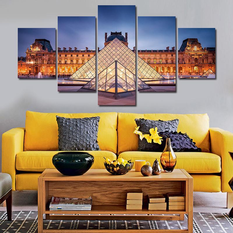 The Louvre – Nature Canvas Wall Art