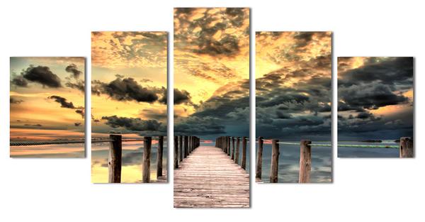 The Moment Before Sunrise Sunset – Nature Canvas Wall Art