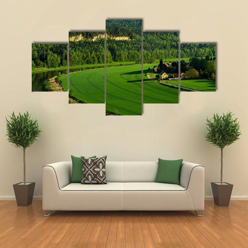 The Mountain Pfaffenstein – Nature Canvas Wall Art