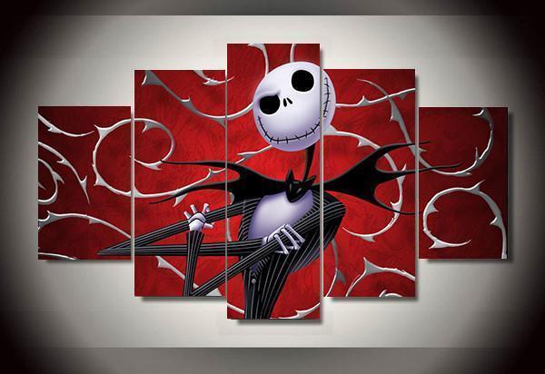 The Nightmare Before Christmas Jack Skellington 08 – Halloween Movie Canvas Wall Art The Nightmare Before Christmas Jack Skellington 08 – Halloween Movie Canvas Wall Art