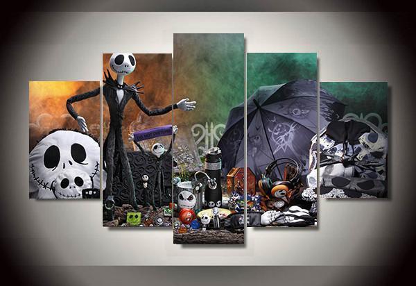 The Nightmare Before Christmas Jack Skellington 09 – Halloween Movie Canvas Wall Art
