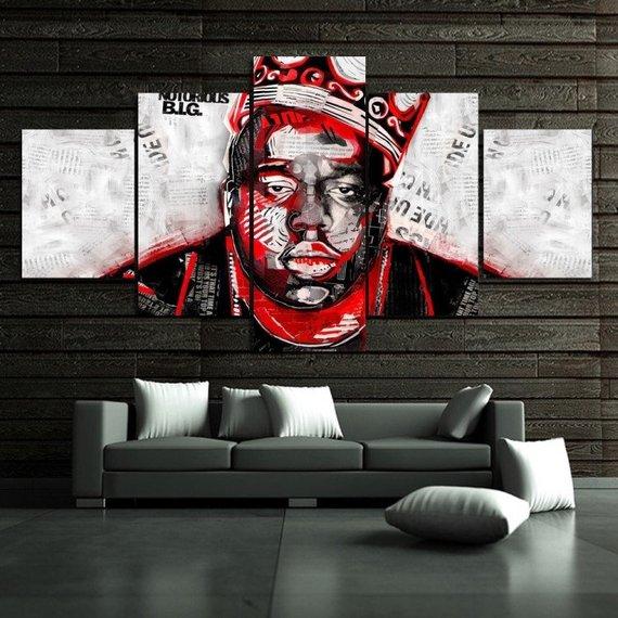 The Notorious B I G – Famous Person -Cv Canvas Wall Art