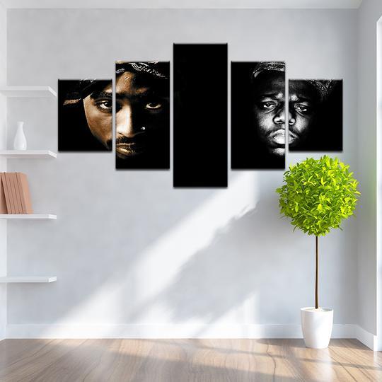 The Notorious B.I.G Tupac – Music Canvas Wall Art