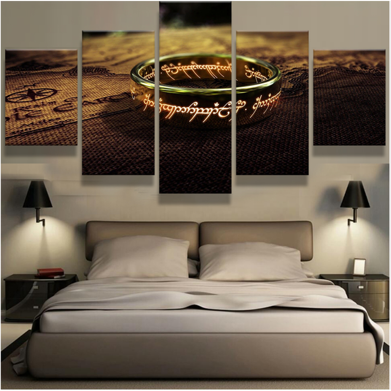 The One Ring Lord Of The Rings 1 – Movie Canvas Wall Art