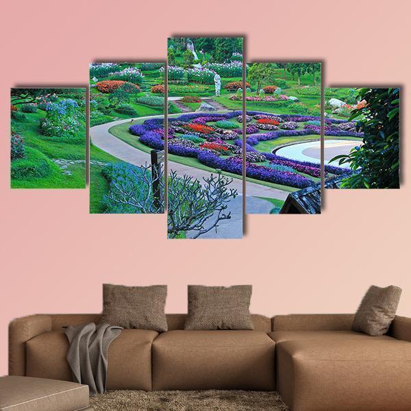 The Park At The North Of Thailand – Nature Canvas Wall Art